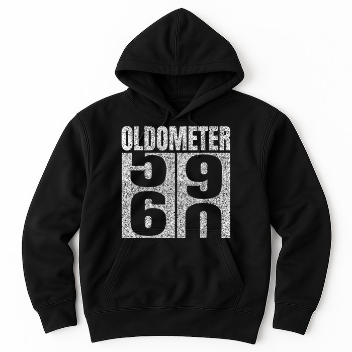 60th Birthday Oldometer 59-60 Vintage Funny Gifts M.e.n WoM.e.n Hoodie