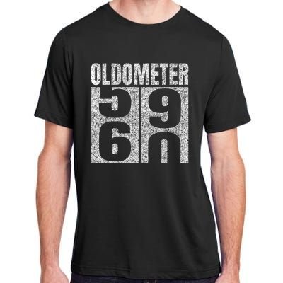 60th Birthday Oldometer 59-60 Vintage Funny Gifts M.e.n WoM.e.n Adult ChromaSoft Performance T-Shirt