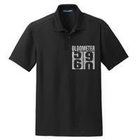 60th Birthday Oldometer 59-60 Vintage Funny Gifts M.e.n WoM.e.n Dry Zone Grid Polo