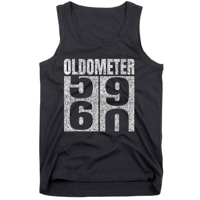 60th Birthday Oldometer 59-60 Vintage Funny Gifts M.e.n WoM.e.n Tank Top