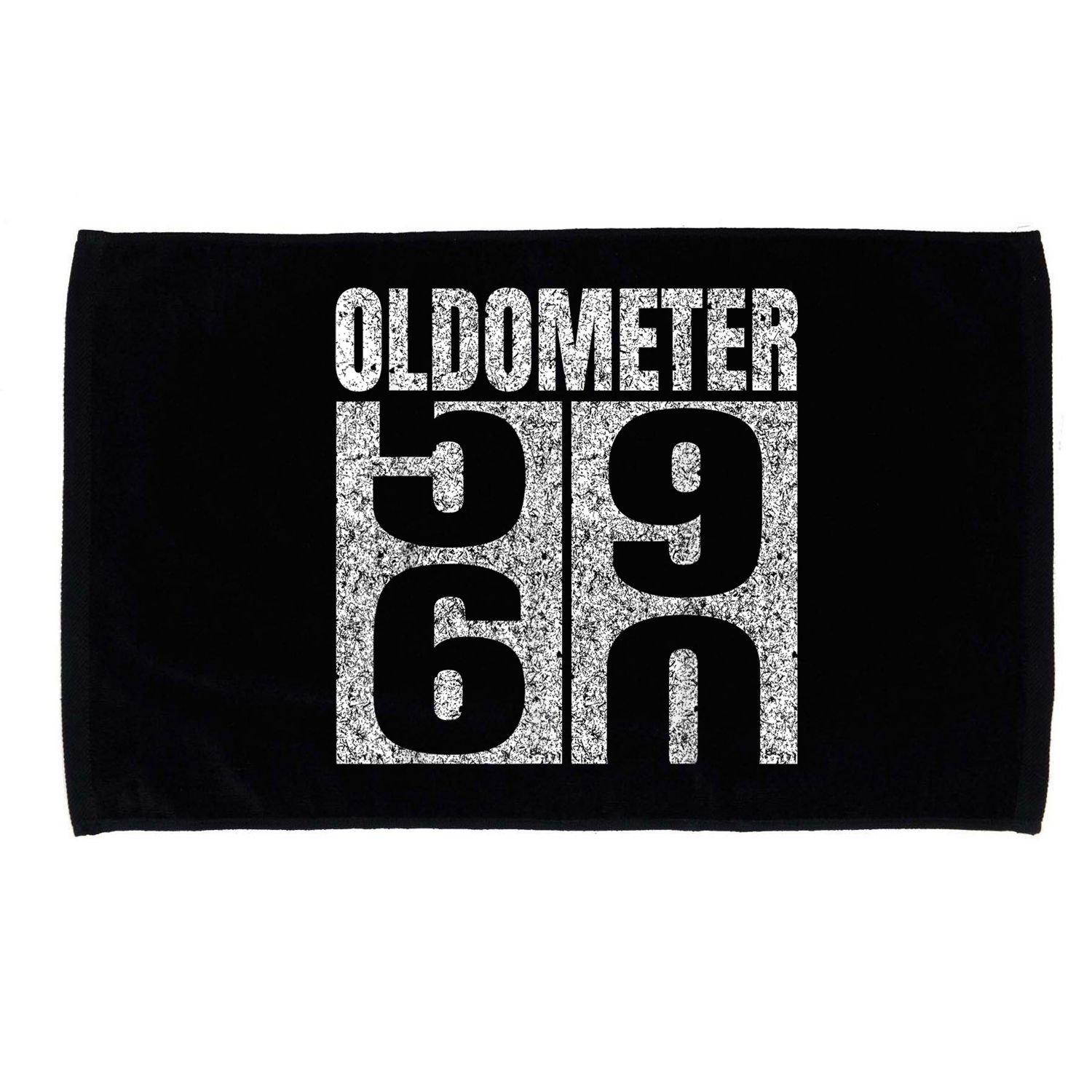 60th Birthday Oldometer 59-60 Vintage Funny Gifts M.e.n WoM.e.n Microfiber Hand Towel