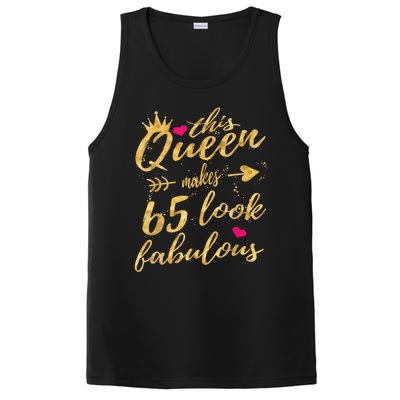 65th Birthday Party Gifts 65 Year Old Wo Queen PosiCharge Competitor Tank