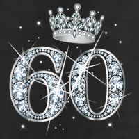 60th Birthday Queen Wo diamond crown 60 Year Old Gifts Tumbler