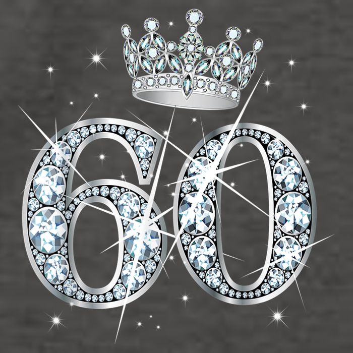 60th Birthday Queen Wo diamond crown 60 Year Old Gifts Vector Backpack