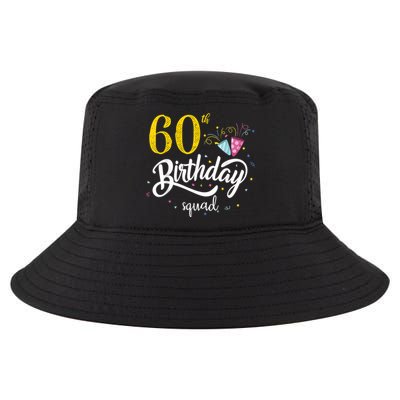 60th Birthday Squad 60 Party Crew Group Friends BDay Gift Cool Comfort Performance Bucket Hat
