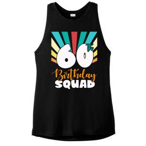 60th Birthday Squad 60 Years Old Ladies PosiCharge Tri-Blend Wicking Tank