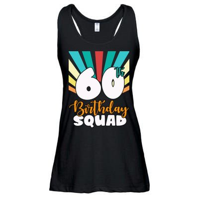 60th Birthday Squad 60 Years Old Ladies Essential Flowy Tank