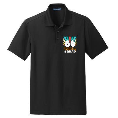 60th Birthday Squad 60 Years Old Dry Zone Grid Polo
