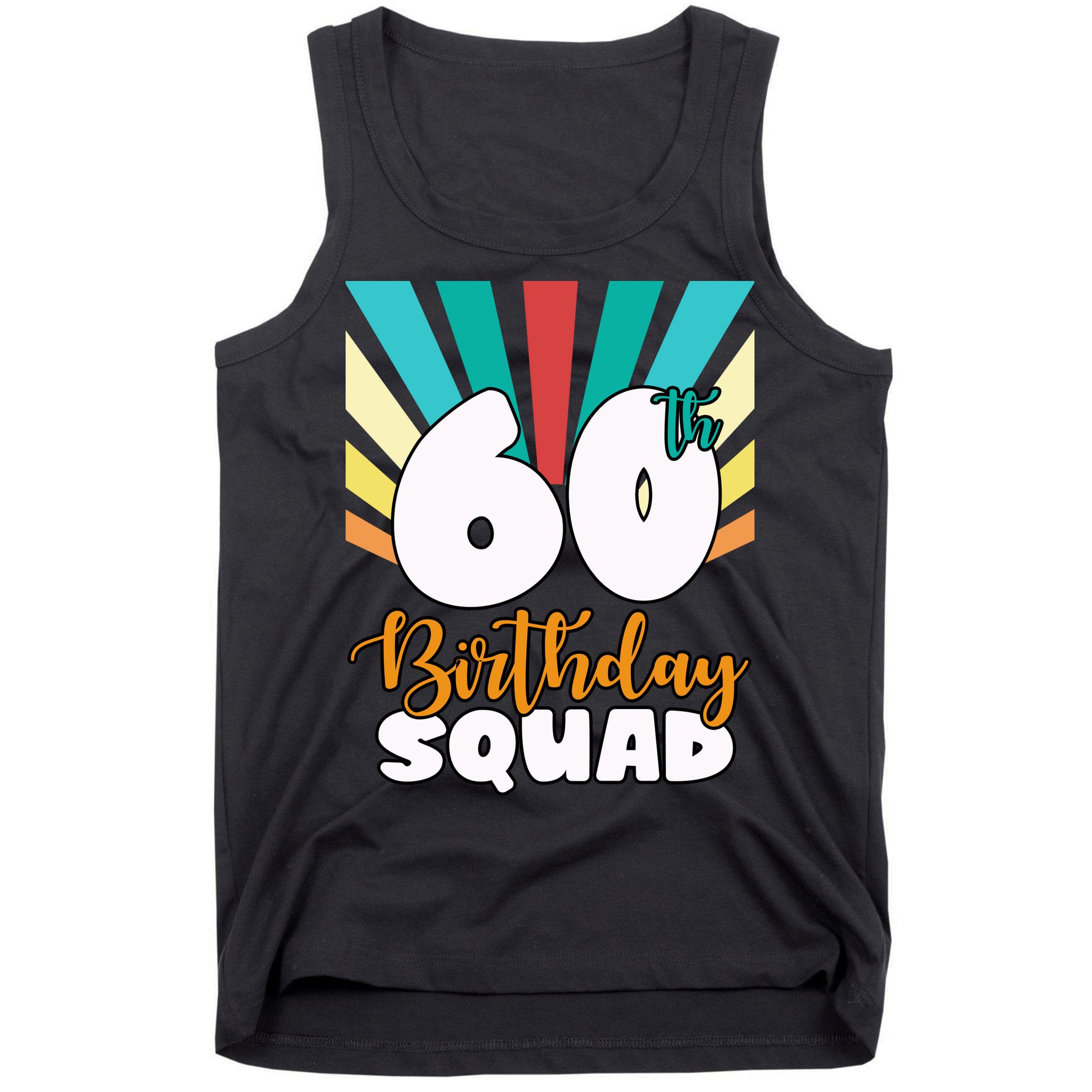 60th Birthday Squad 60 Years Old Tank Top