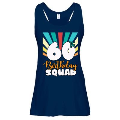 60th Birthday Squad 60 Years Old Ladies Essential Flowy Tank