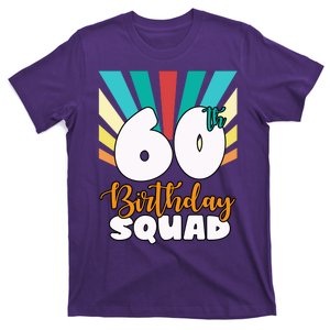 60th Birthday Squad 60 Years Old T-Shirt