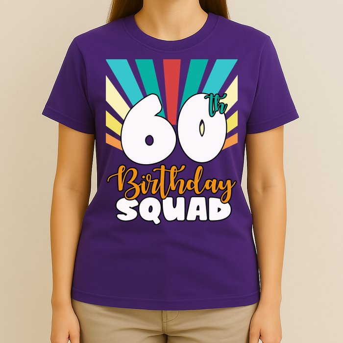 60th Birthday Squad 60 Years Old T-Shirt