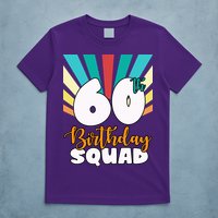 60th Birthday Squad 60 Years Old T-Shirt
