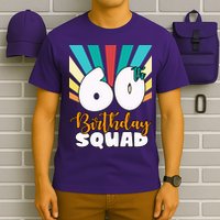 60th Birthday Squad 60 Years Old T-Shirt