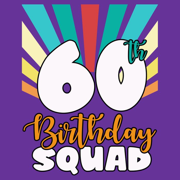 60th Birthday Squad 60 Years Old T-Shirt
