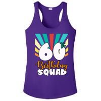 60th Birthday Squad 60 Years Old Ladies PosiCharge Competitor Racerback Tank