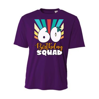 60th Birthday Squad 60 Years Old Youth Performance Sprint T-Shirt