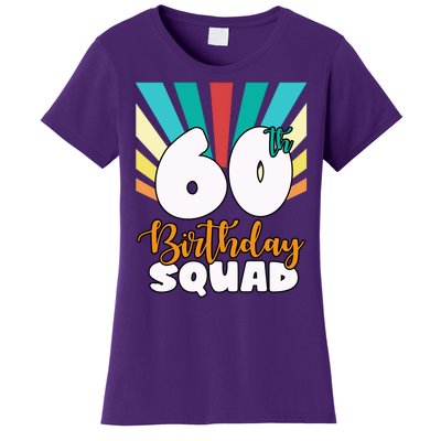 60th Birthday Squad 60 Years Old Women's T-Shirt