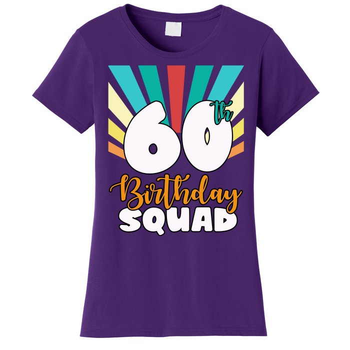 60th Birthday Squad 60 Years Old Women's T-Shirt