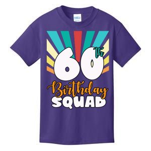 60th Birthday Squad 60 Years Old Kids T-Shirt