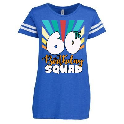 60th Birthday Squad 60 Years Old Enza Ladies Jersey Football T-Shirt