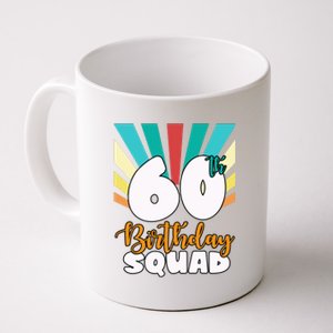 60th Birthday Squad 60 Years Old Coffee Mug