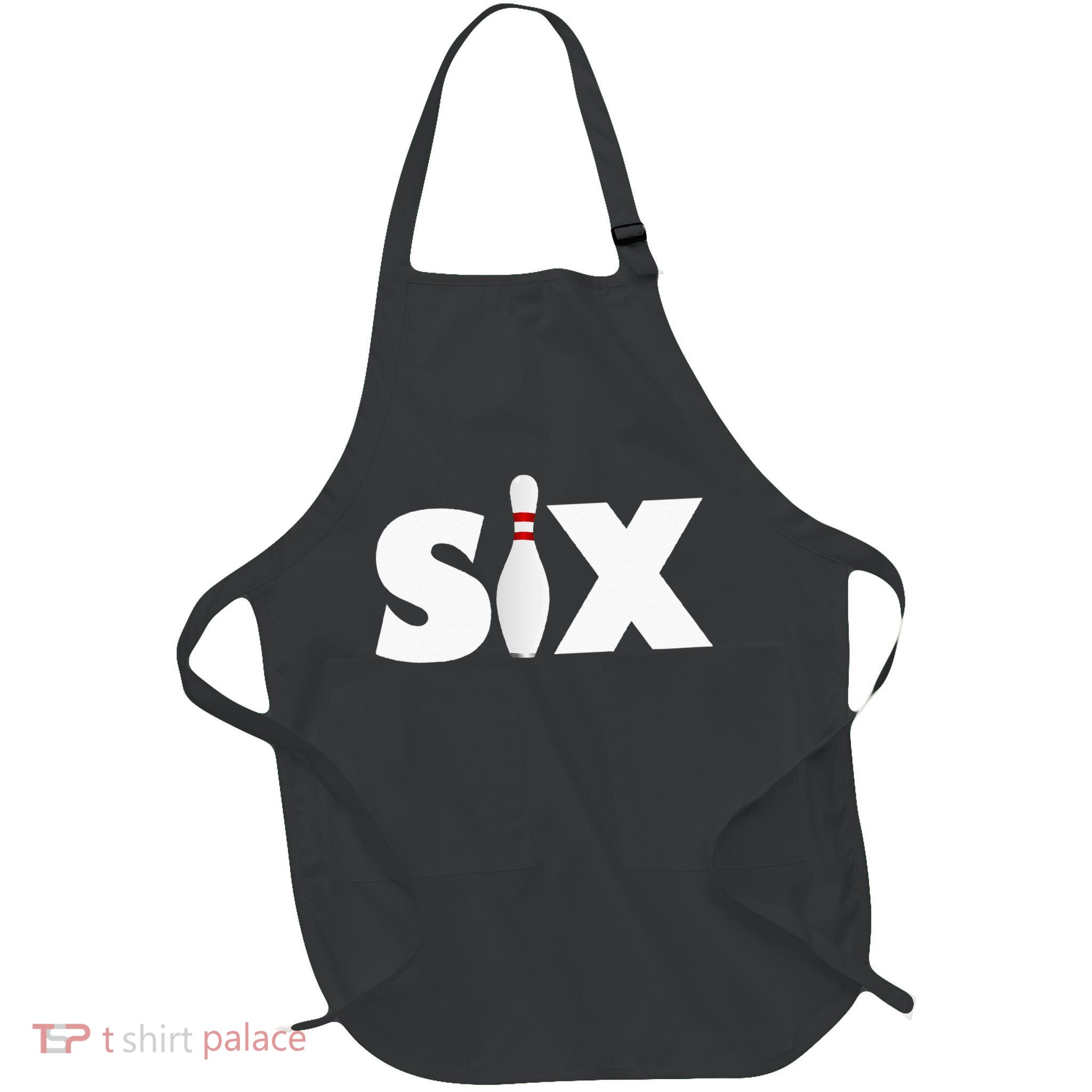 6th Birthday Six 6 Years Old Bowling Party 2013 Birthday Apron