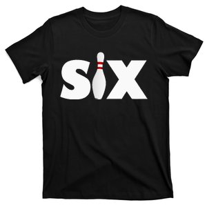 6th Birthday Six 6 Years Old Bowling Party 2013 Birthday T-Shirt