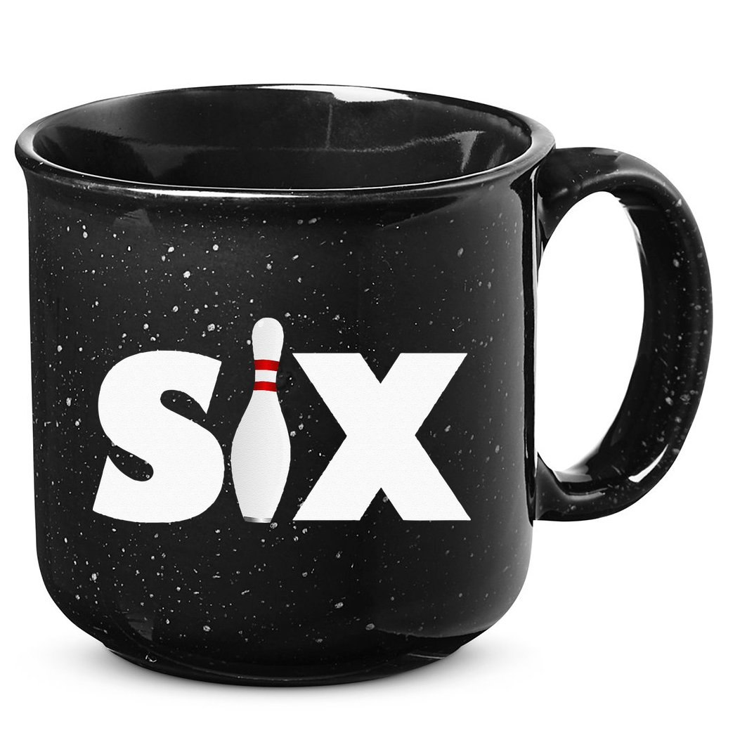 6th Birthday Six 6 Years Old Bowling Party 2013 Birthday 15oz Campfire Ceramic Mug