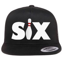 6th Birthday Six 6 Years Old Bowling Party 2013 Birthday Flatbill Hat