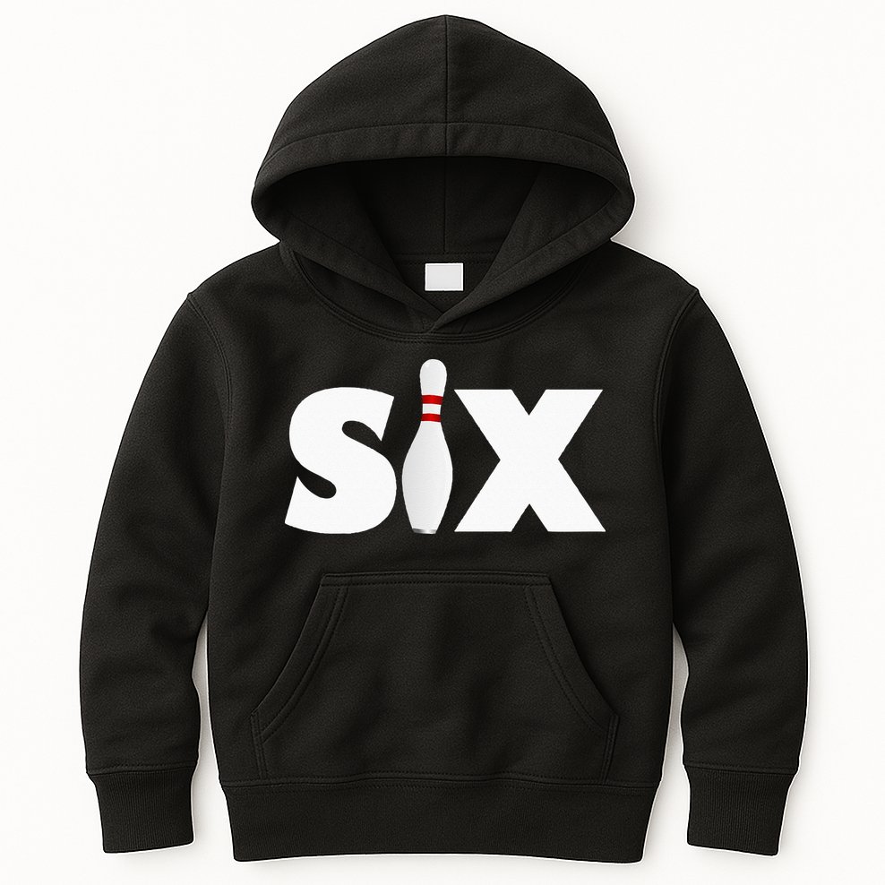 6th Birthday Six 6 Years Old Bowling Party 2013 Birthday Kids Hoodie