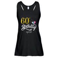 60th Birthday Squad 60 Party Crew Group Friends BDay Gift Ladies Essential Flowy Tank