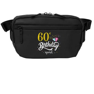 60th Birthday Squad 60 Party Crew Group Friends BDay Gift Crossbody Pack