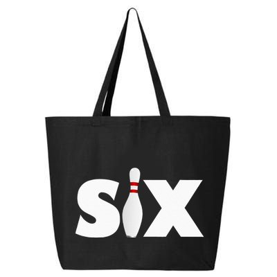 6th Birthday Six 6 Years Old Bowling Party 2013 Birthday 25L Jumbo Tote