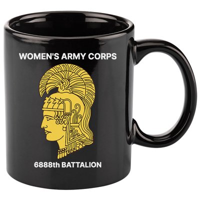 6888th Battalion Six Triple Eighth Black Female Wwii Heroes 11oz C Handle Ceramic Mug