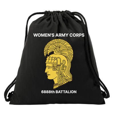 6888th Battalion Six Triple Eighth Black Female Wwii Heroes Drawstring Bag