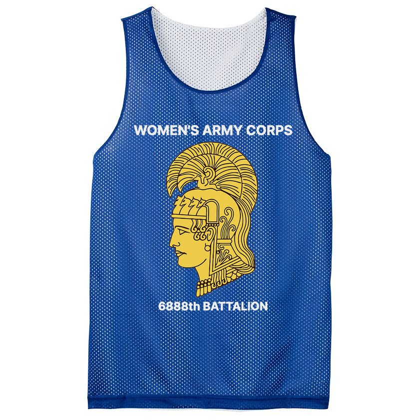 6888th Battalion Six Triple Eighth Black Female Wwii Heroes Mesh Reversible Basketball Jersey Tank
