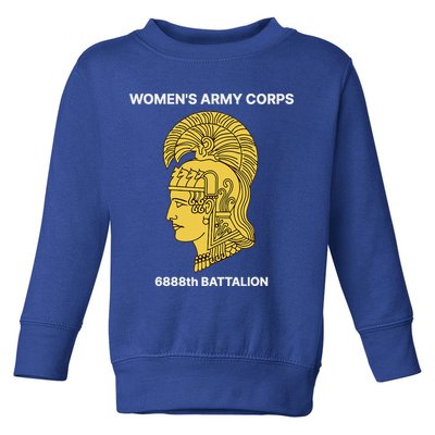 6888th Battalion Six Triple Eighth Black Female Wwii Heroes Toddler Sweatshirt