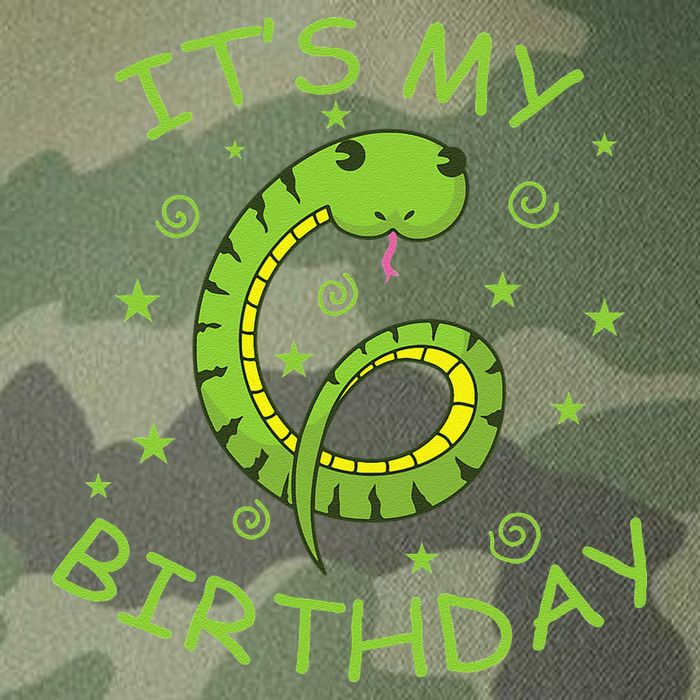 6th Birthday Snake As Number Child Legacy Tie Dye Trucker Hat