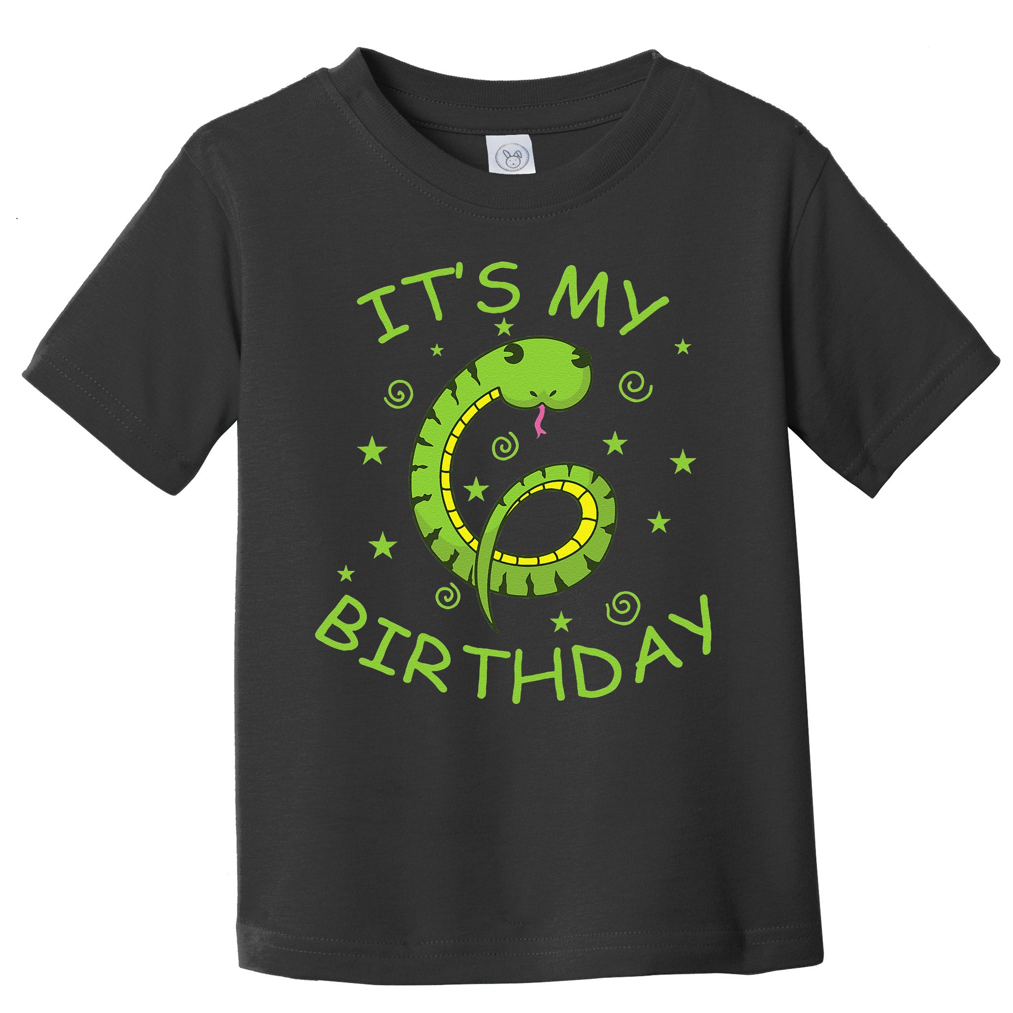 6th Birthday Snake As Number Child Toddler T-Shirt