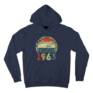 60th Birthday Tees 60 Year Old Awesome Since February 1963 Hoodie