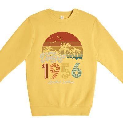 67th Birthday Vintage Limited Edition 1956 Premium Crewneck Sweatshirt