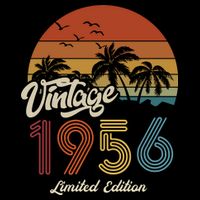 67th Birthday Vintage Limited Edition 1956 Backpack