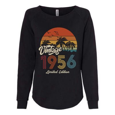 67th Birthday Vintage Limited Edition 1956 Womens California Wash Sweatshirt