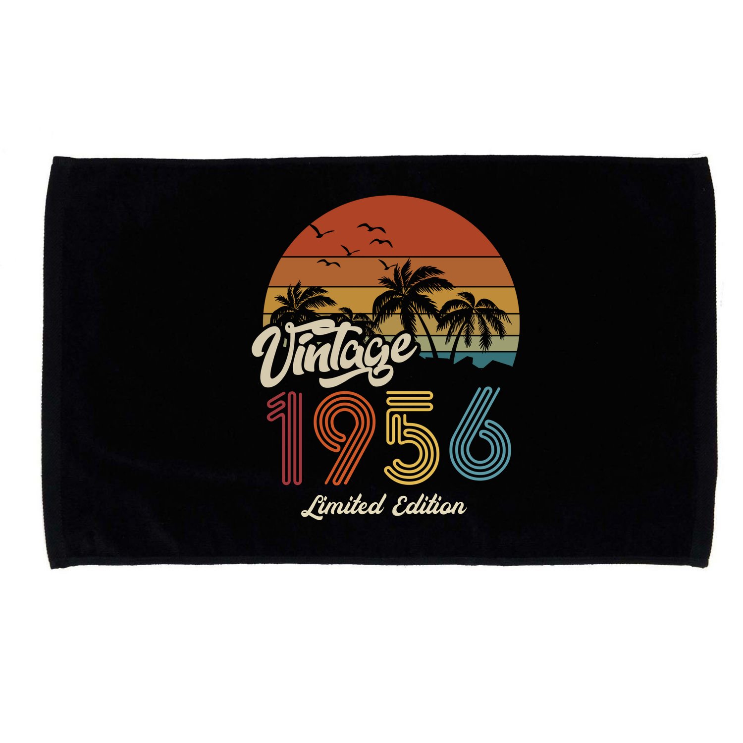67th Birthday Vintage Limited Edition 1956 Microfiber Hand Towel
