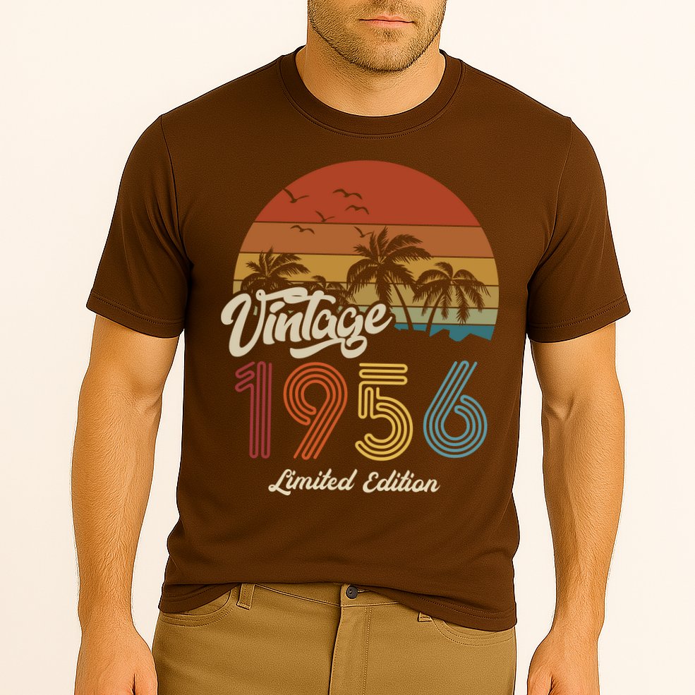 67th Birthday Vintage Limited Edition 1956 Cooling Performance Crew T-Shirt