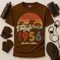 67th Birthday Vintage Limited Edition 1956 Cooling Performance Crew T-Shirt