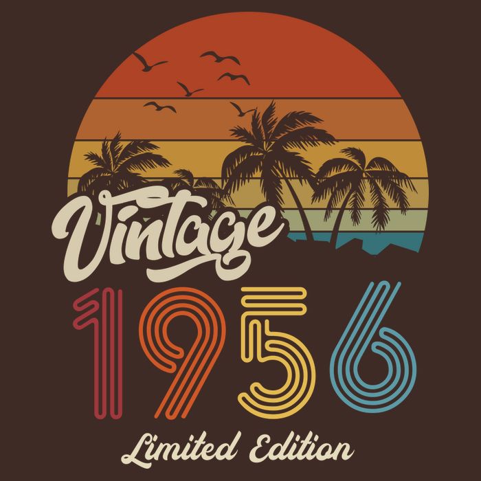 67th Birthday Vintage Limited Edition 1956 Cooling Performance Crew T-Shirt
