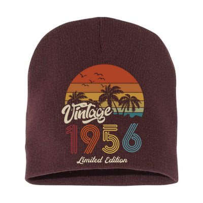 67th Birthday Vintage Limited Edition 1956 Short Acrylic Beanie