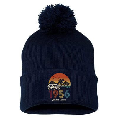 67th Birthday Vintage Limited Edition 1956 Pom Pom 12in Knit Beanie